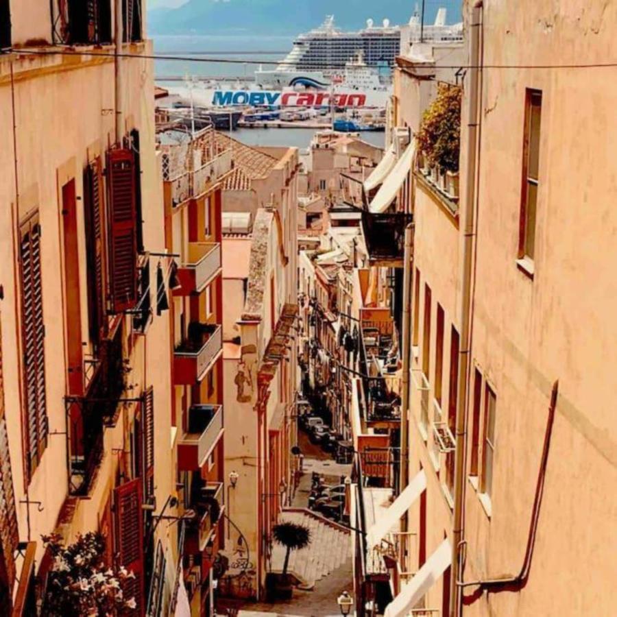 Panorama Di Mare Suite Via Cima Cagliari Centro Екстериор снимка