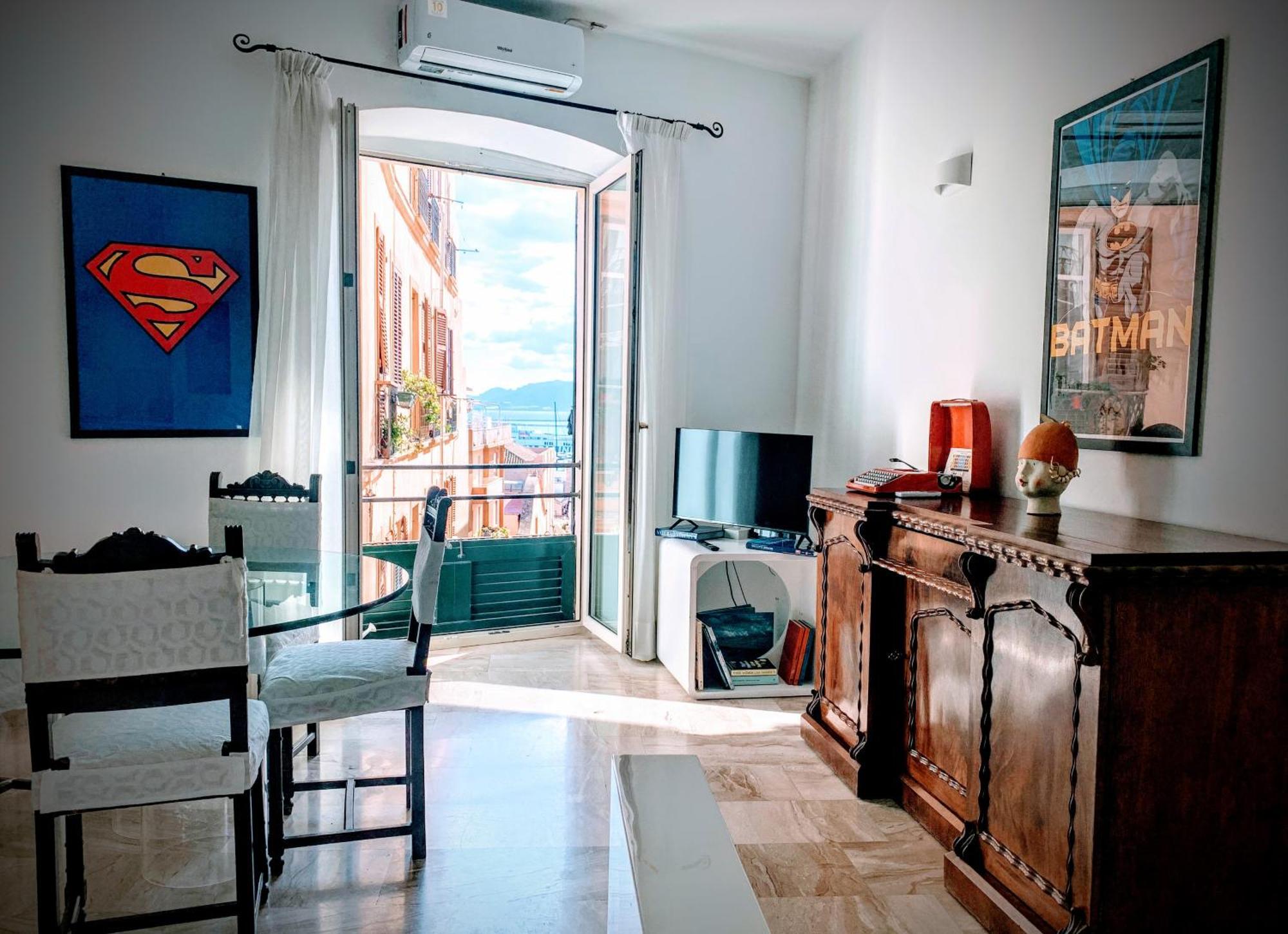 Panorama Di Mare Suite Via Cima Cagliari Centro Екстериор снимка